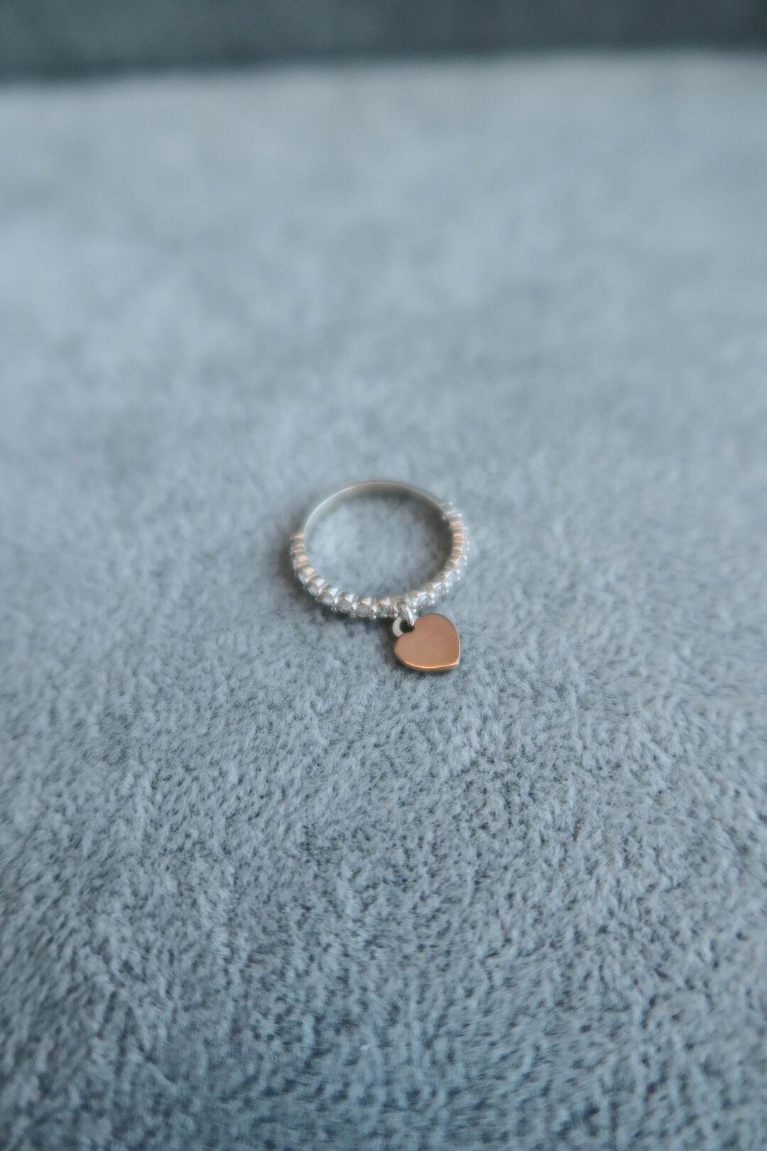 Кольцо с фианитами серебро 925° золото 375° 