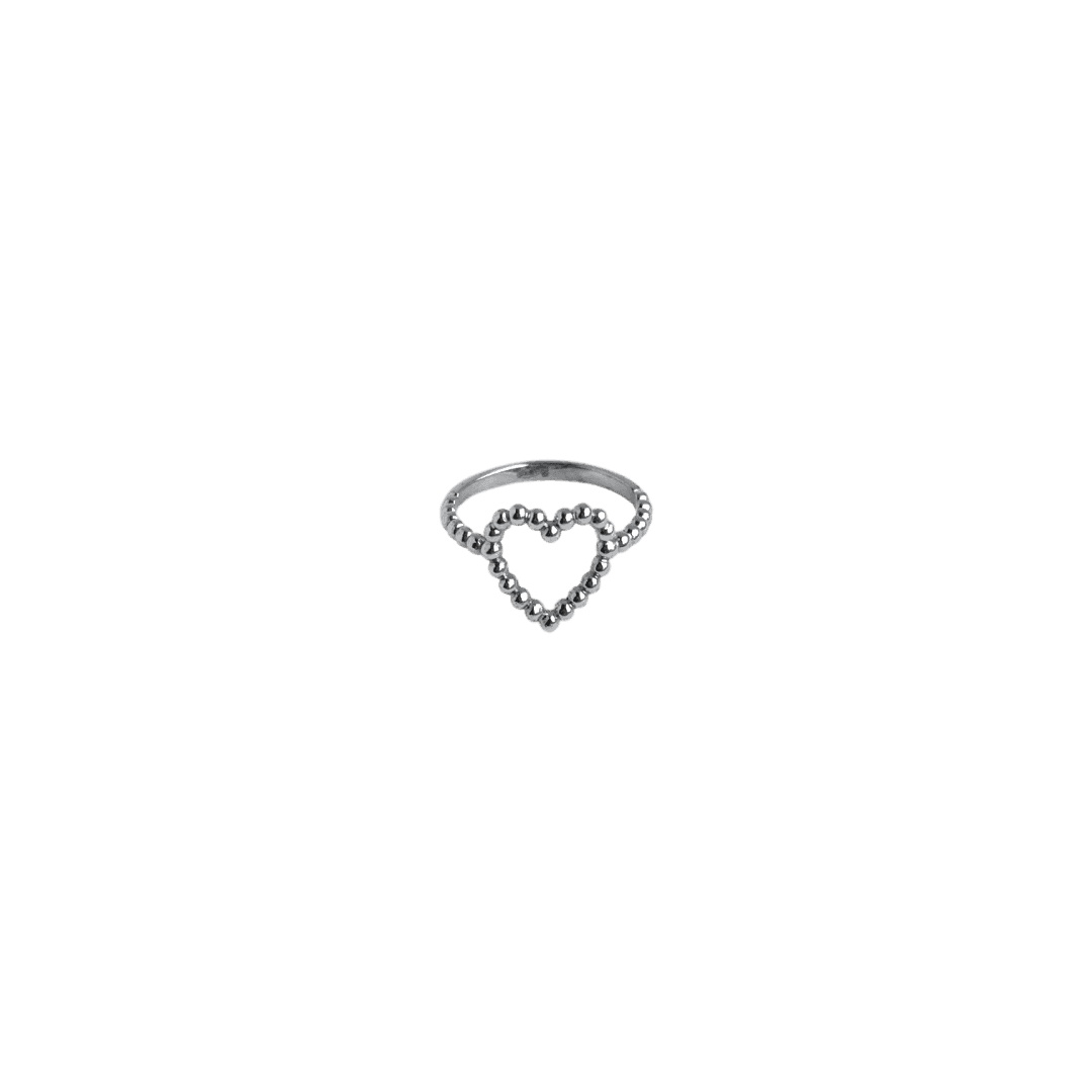 Зображення Серебряное кольцо «Heart»  при наведенні