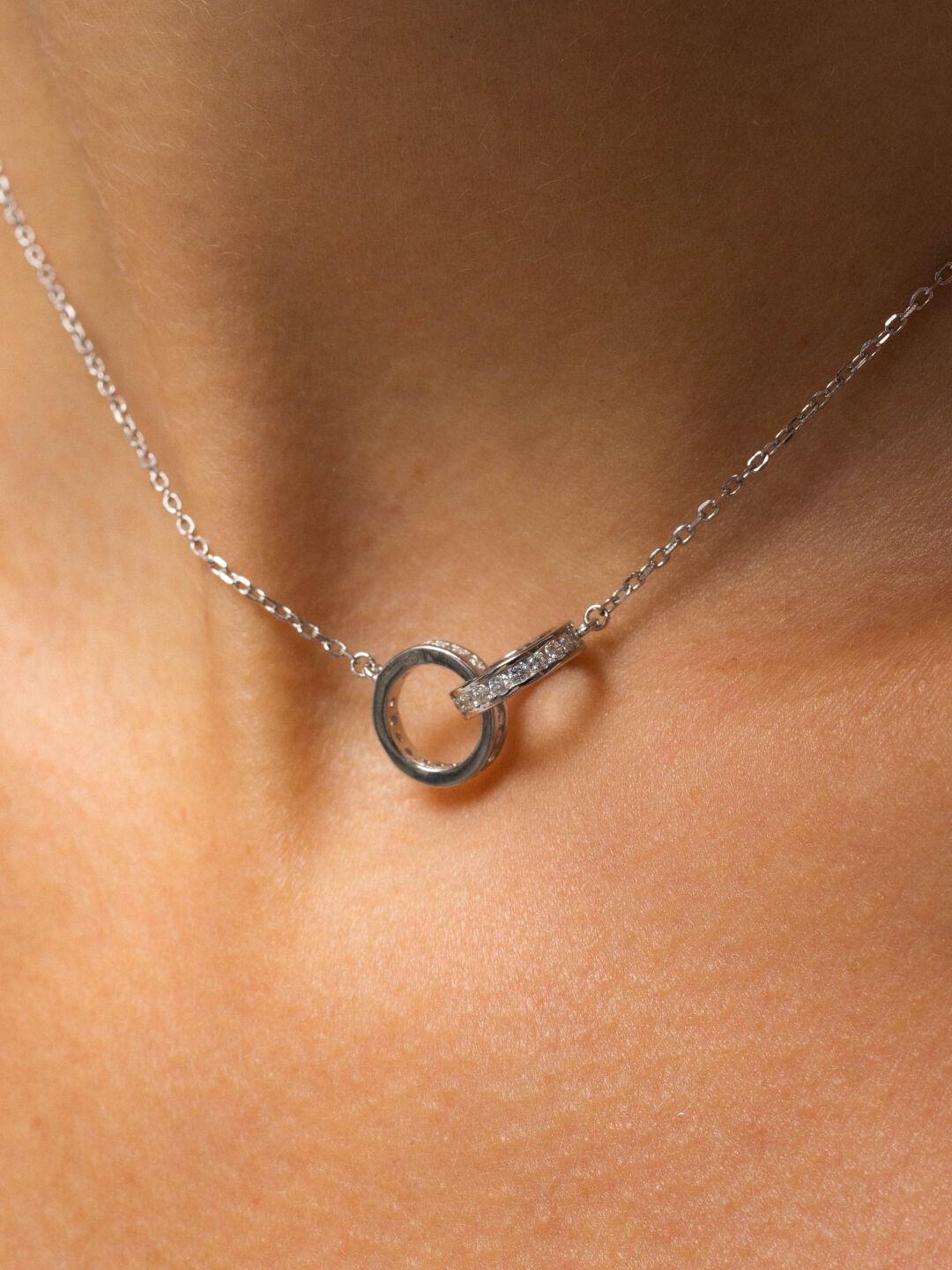 Колье из серебра 925 пробы
