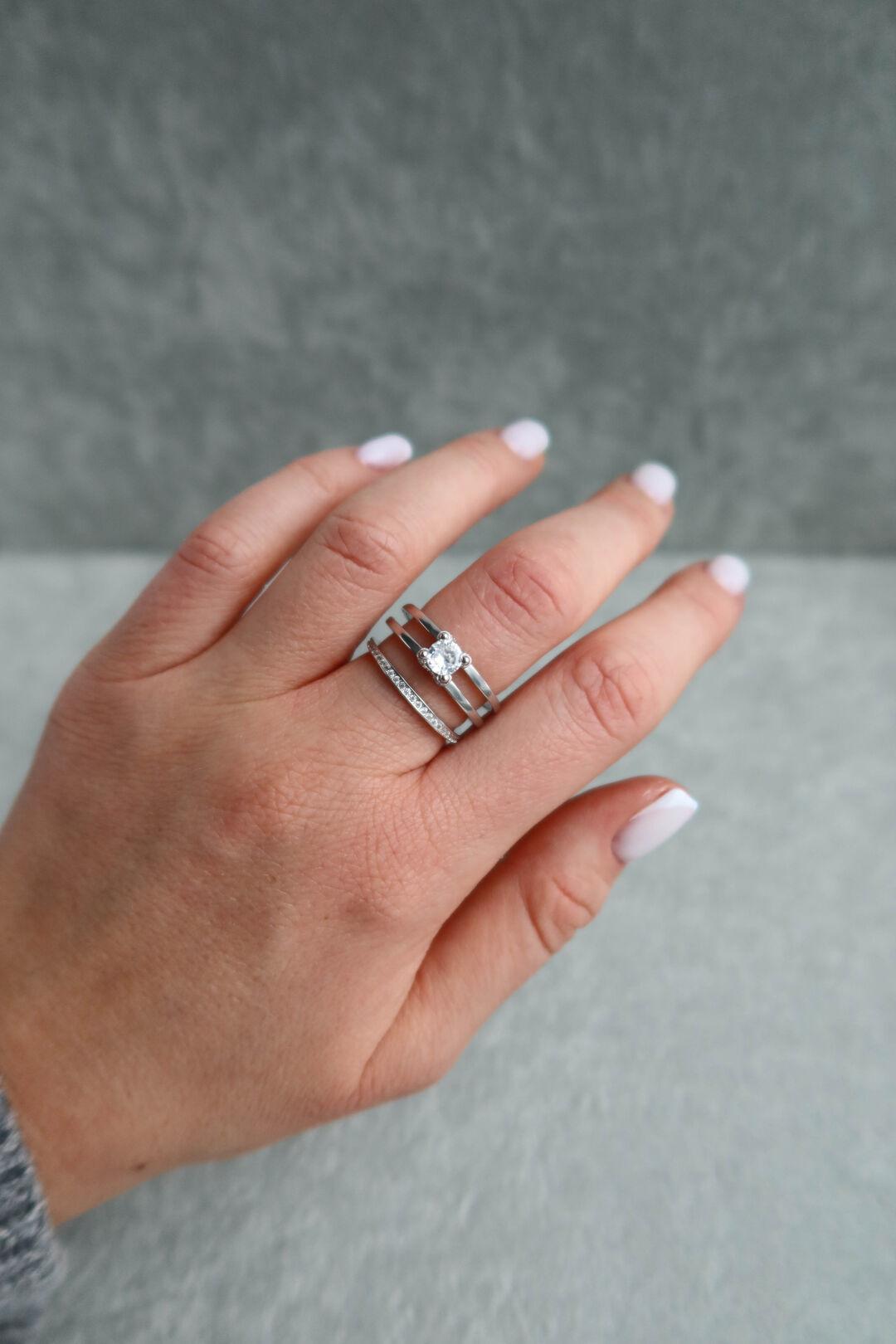 Срібна каблучка-трансформер 